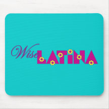Wise Latina Mouse Pad