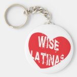 wise latina sotomayor Keychain