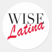 Wise Latina Stickers
