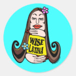Wise Latina Woman Sticker