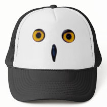 Wise Old Owl Eyes Mesh Hat