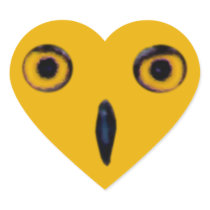 Wise Old Owl Eyes Sticker