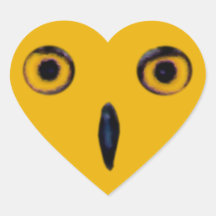 Wise Old Owl Eyes Sticker