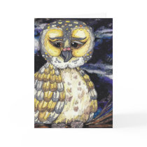 Wise Old Owl Greeting Card