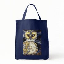 Wise Old Owl Grocery Tote bag