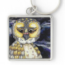 Wise Old Owl Key Chain