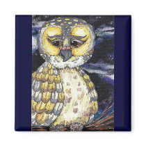 Wise Old Owl Magnet