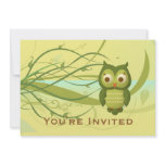 Wise Owl invitations