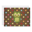 Wise Owl invitations
