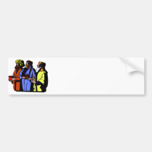 Wisemen Christian artwork Bumper Stickers