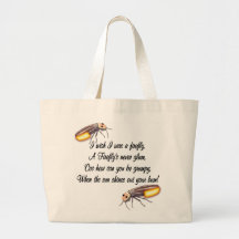 Wish I was a Firefly Canvas Bags
