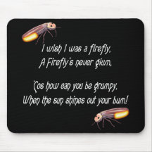 Wish I was a Firefly Mouse Mats