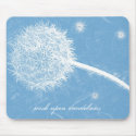 Wish upon a dandelion mousepads
