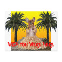 Wish you were here postcard