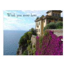 Wish you were here postcard