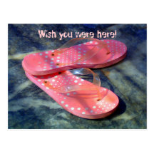 Wish you were here! postcard
