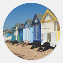 Wish You Were Here Round Stickers