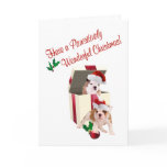 Wishes for a "Paws"itively Wonderful Christmas Cards