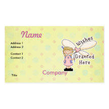 Wishes Granted Fairy Godmother Business Card Template