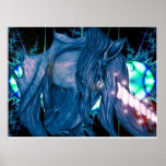 ~*~ Wishes ~*~ Unicorn Poster Print