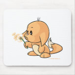 Wishing orange Kacheek mousepads