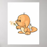 Wishing orange Kacheek posters