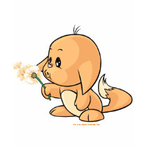 Wishing orange Kacheek t-shirts