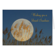 Wishing you a blessed Samhain Cards