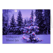 Wishing you a Blessed Yule Greeting Card