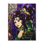 "Wishing you a  Faery  Good Time" postcards