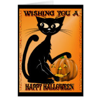 Wishing You A Happy Halloween Card