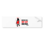 Wishing You A Very Sexy Christmas bumper stickers