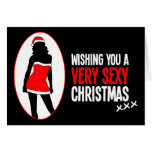 Wishing You A Very Sexy Christmas cards