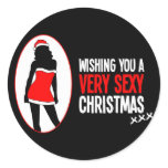 Wishing You A Very Sexy Christmas stickers