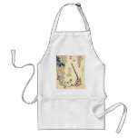 Wisteria and Wagtail  Apron