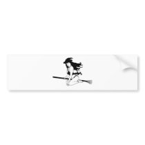 Witch 2 bumper sticker