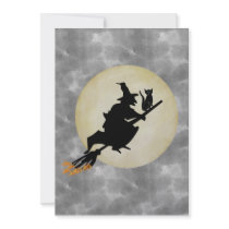 Witch and Cat Personalised Announcement