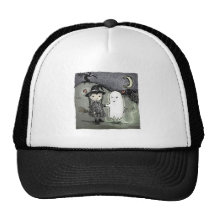 Witch and Ghost in Love Hat