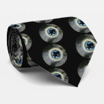 Witch Broomstick Full Moon Halloween Neck Tie