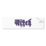 Witch Bumper Stickers