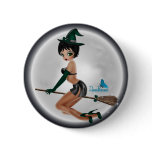 Witch Button by Nicole Pederson
