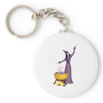 Witch & Cauldron Keychain