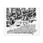 Witch Dunking postcards