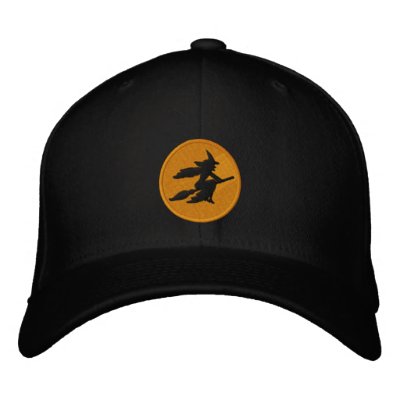 Witch Embroidered Baseball Cap Witch Embroidered Baseball Cap