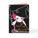 Witch Halloween Card for kids
