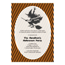 Witch Halloween Party Invitation