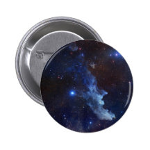 Witch Head Nebula Blue Space Buttons