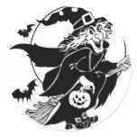 Witch in Flight - Halloween Sticker