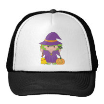 Witch Kid Mesh Hats