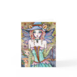 Witch Kitty Cat Bat * Night Walkers * Blank Card